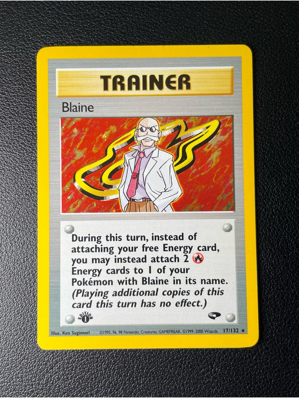 Blaine #17/1st Edition/Pokemon Gym Challenge